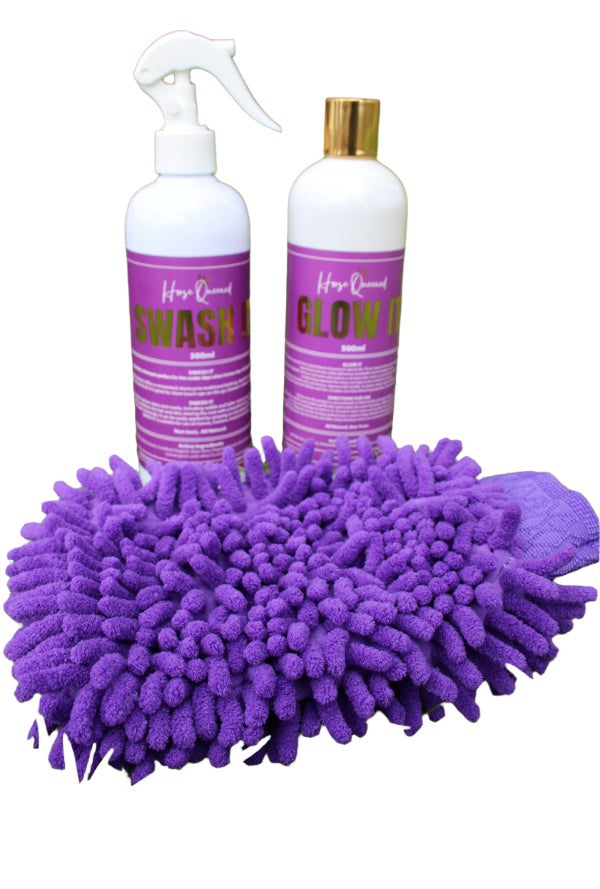 Swash & Glow Horse Grooming Kit – Shine + Clean in One