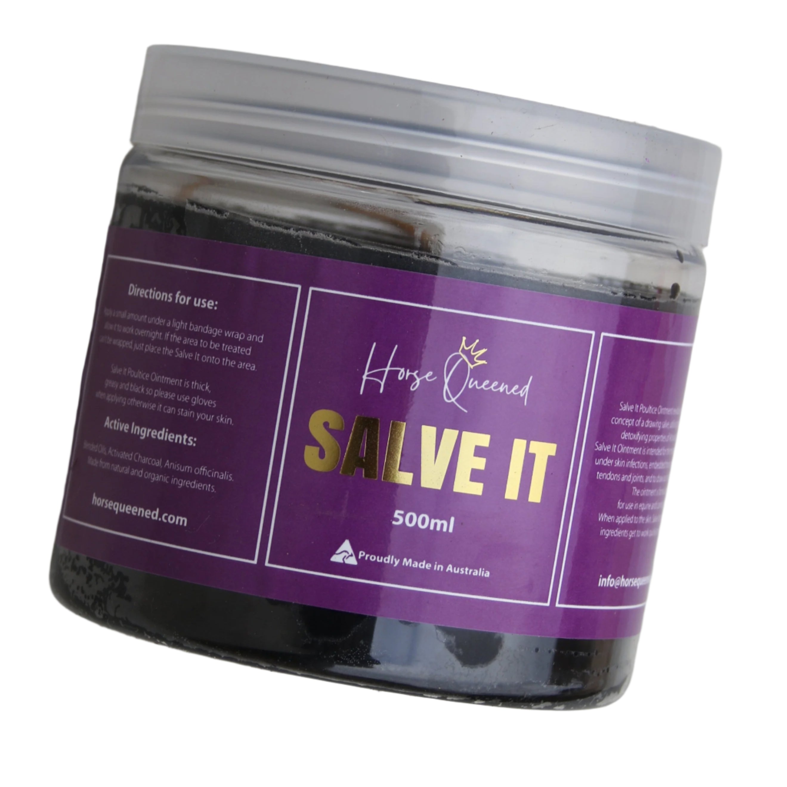 Salve It – All-natural balm for rubs, dry spots + paddock butts