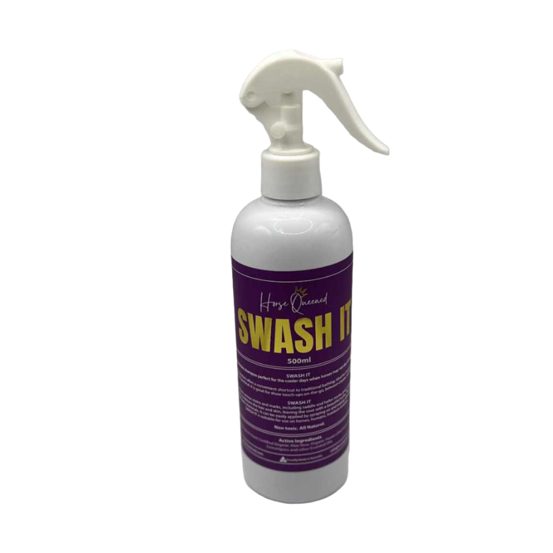 swash it waterless shampoo for horse grooming and the horse grooming kit