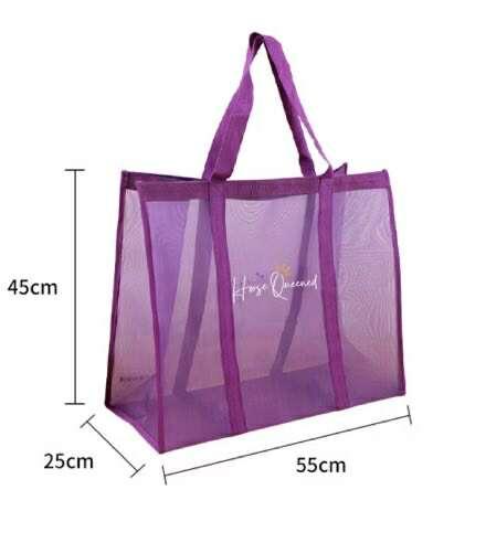The Stable Sidekick – Mesh Tote - Horse Queened