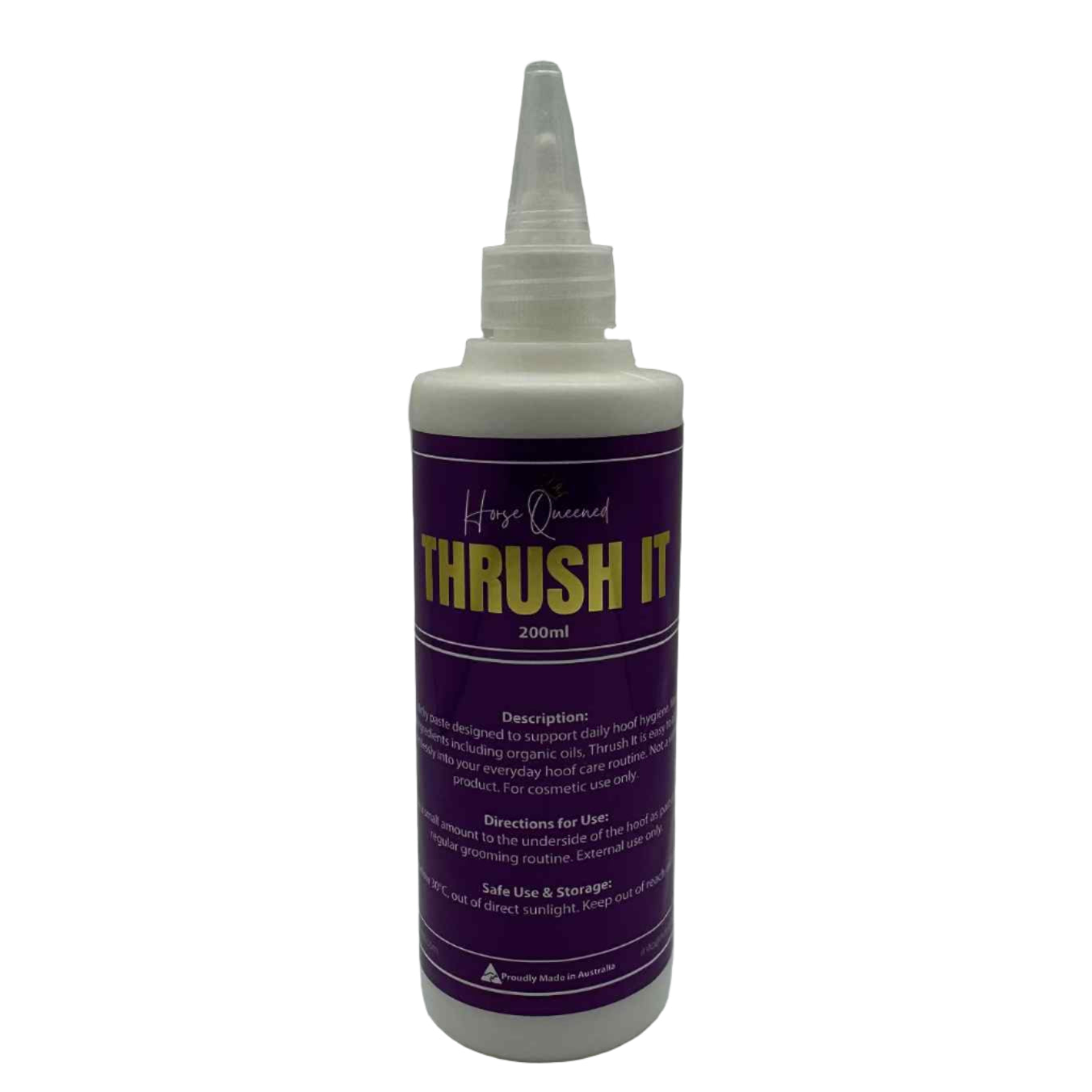 Thrush It – A fresh step for hooves that work hard (and smell it)