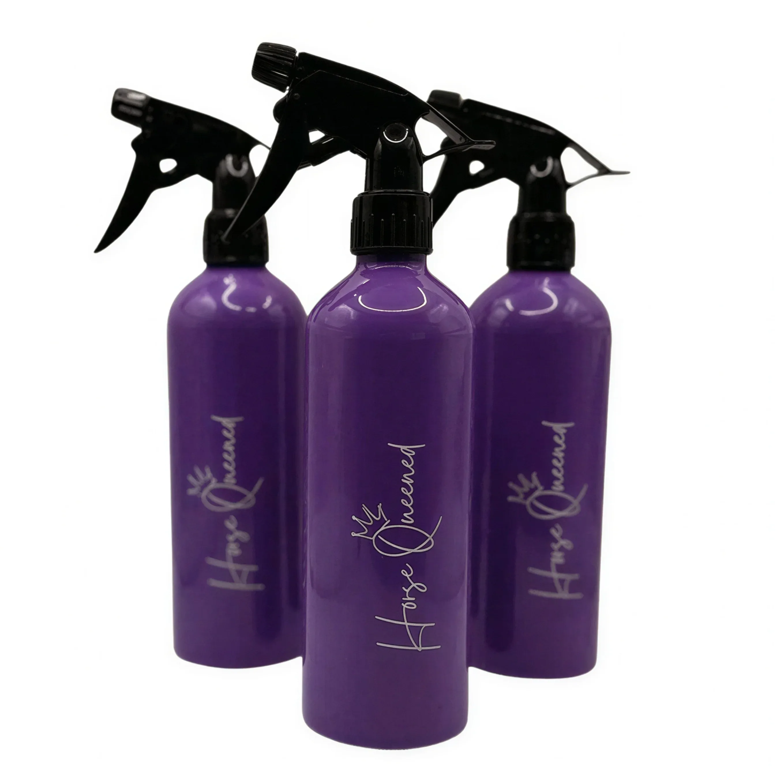 Purple Aluminium 500ml Refill Bottle - Horse Queened