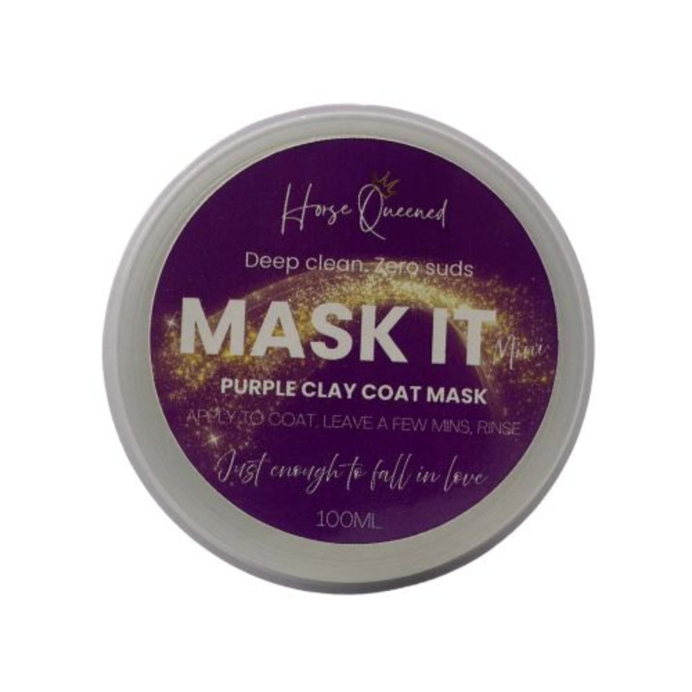 Mask It Purple Clay Mask Spa for Horses | Natural Coat Wash