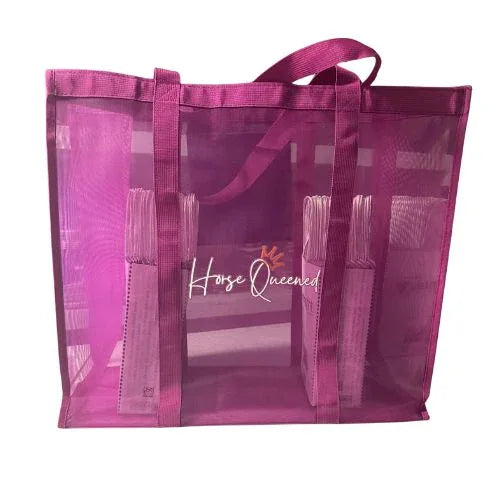 The Stable Sidekick – Mesh Tote - Horse Queened
