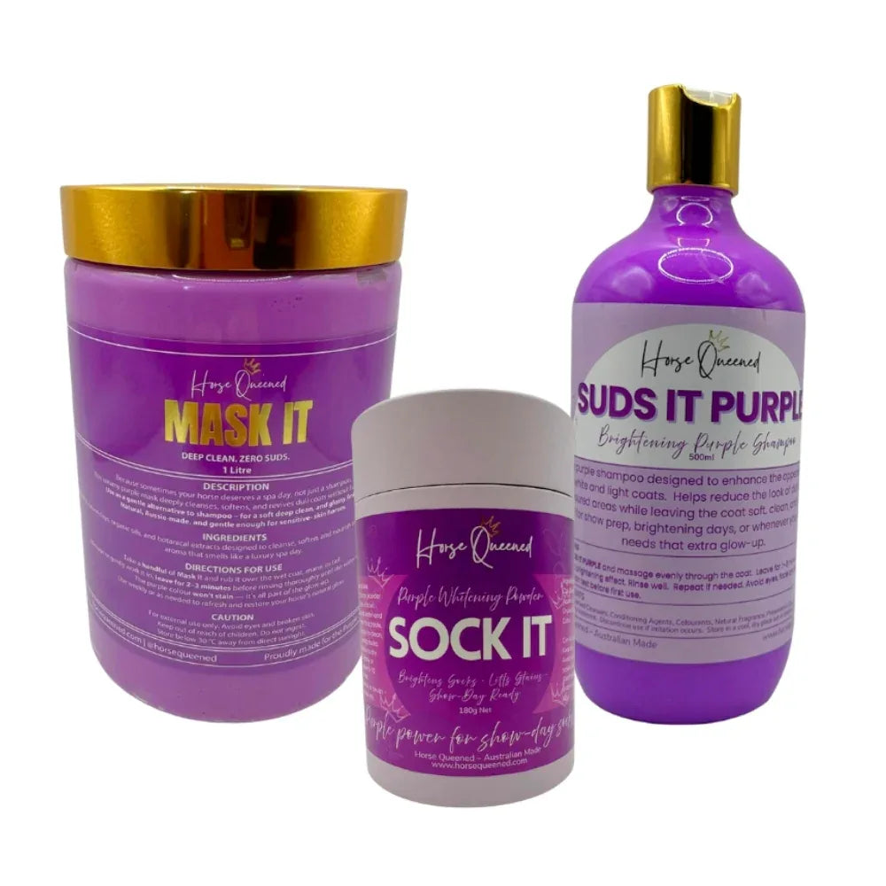 Purple Whites Pack - Horse Queened