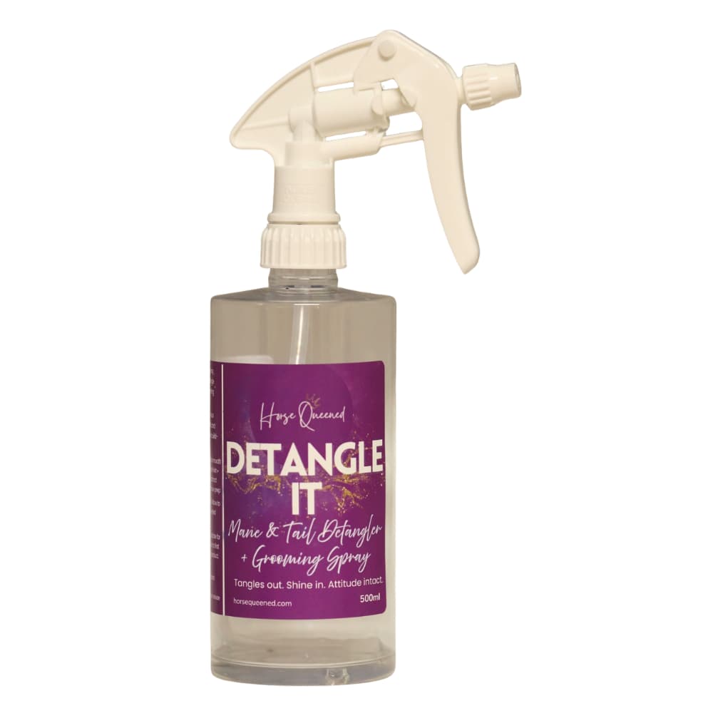 Detangle It – Horse Mane & Tail Detangler + High Gloss Spray - Horse Queened