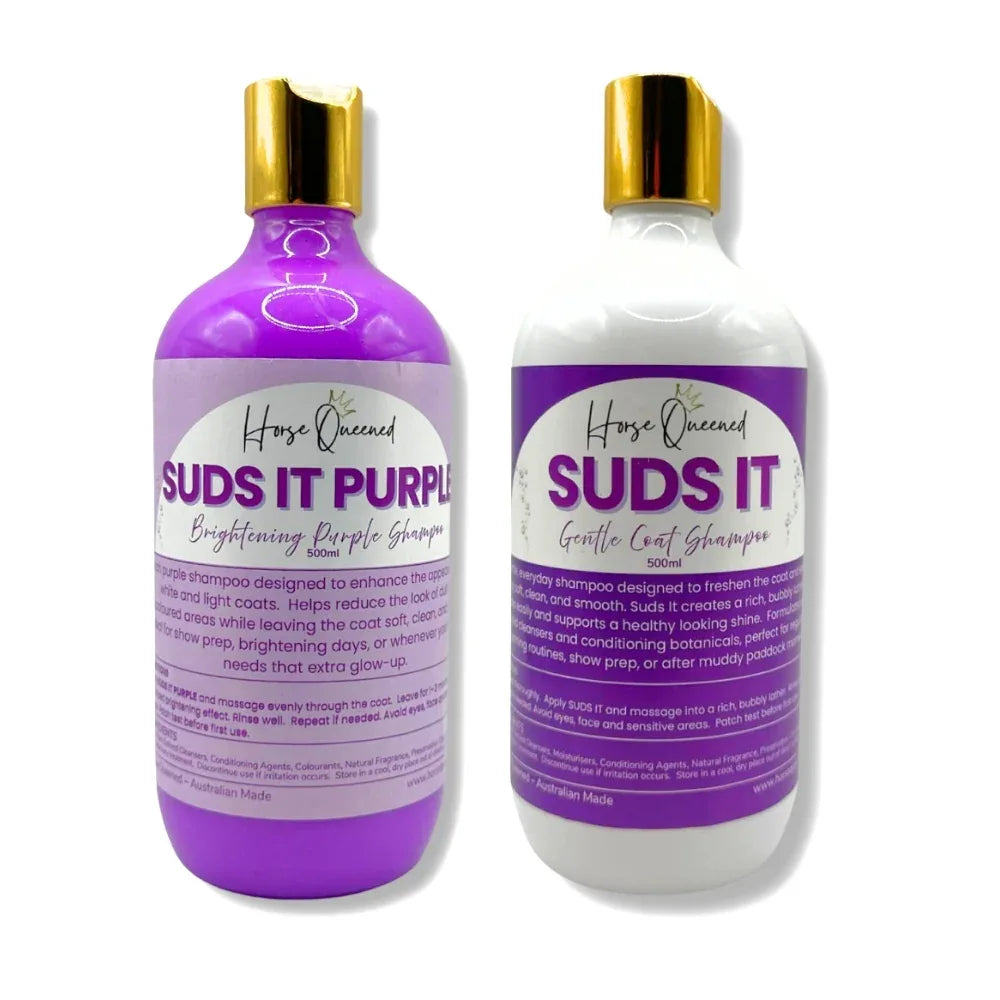 Suds It Duo – Natural Clean + Natural Brightening - Horse Queened