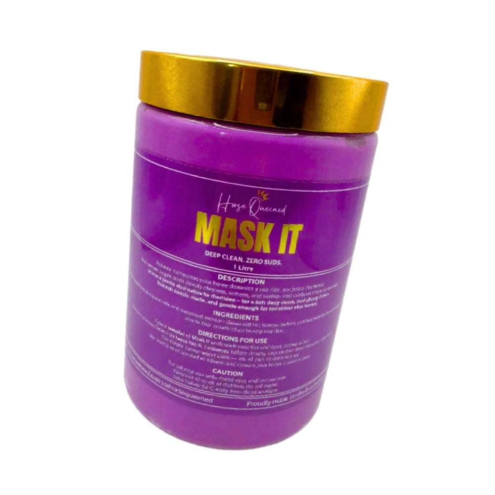 Mask It Purple Clay Mask Spa for Horses | Natural Coat Wash