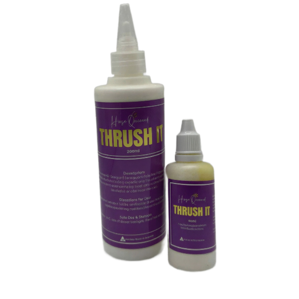 Thrush It – A fresh step for hooves that work hard (and smell it)