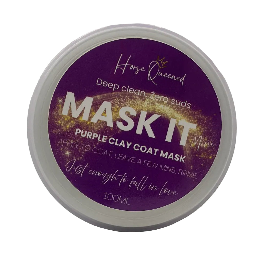 Mask It Purple Clay Mask Spa for Horses | Natural Coat Wash