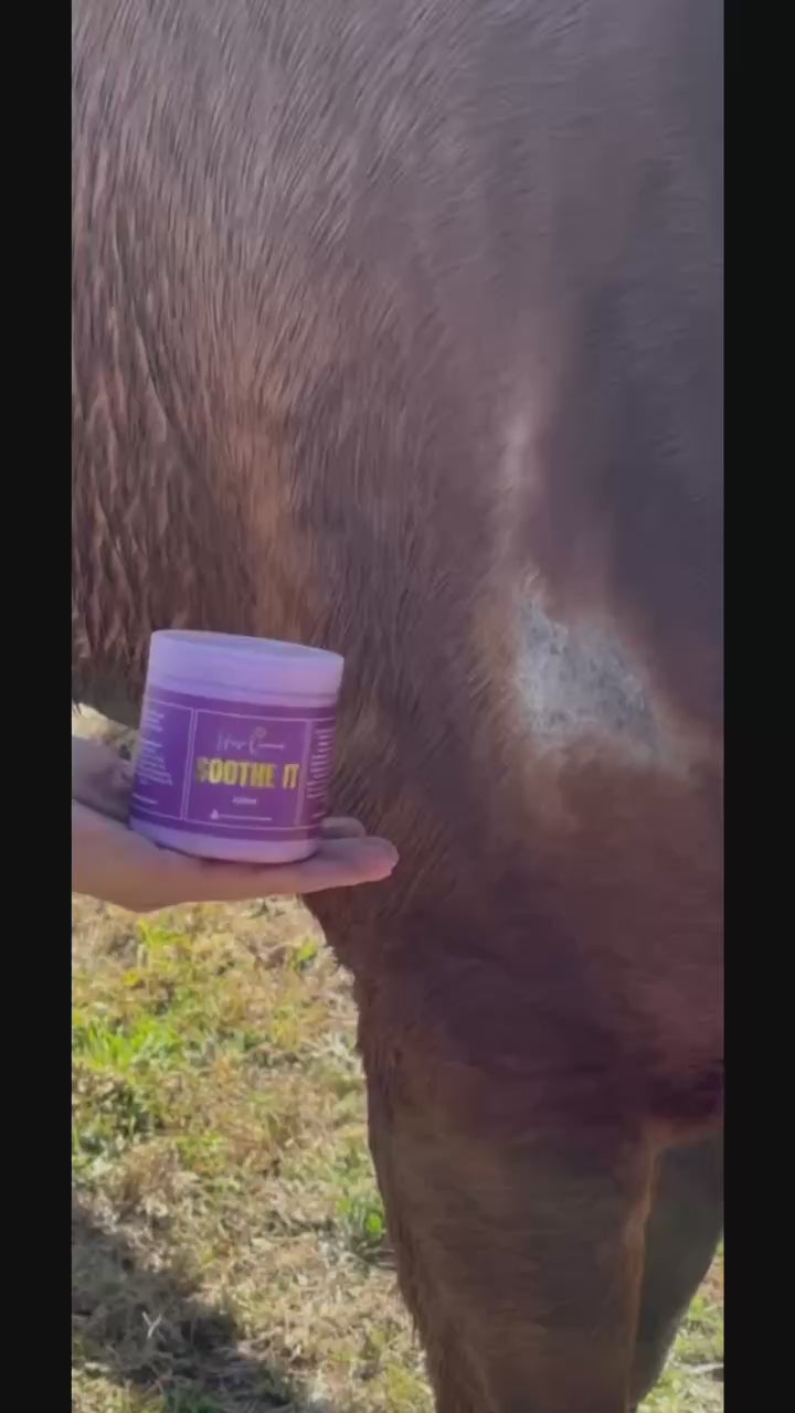 a video on how soothe it works to help hair grow back on bald patches from rug rubs