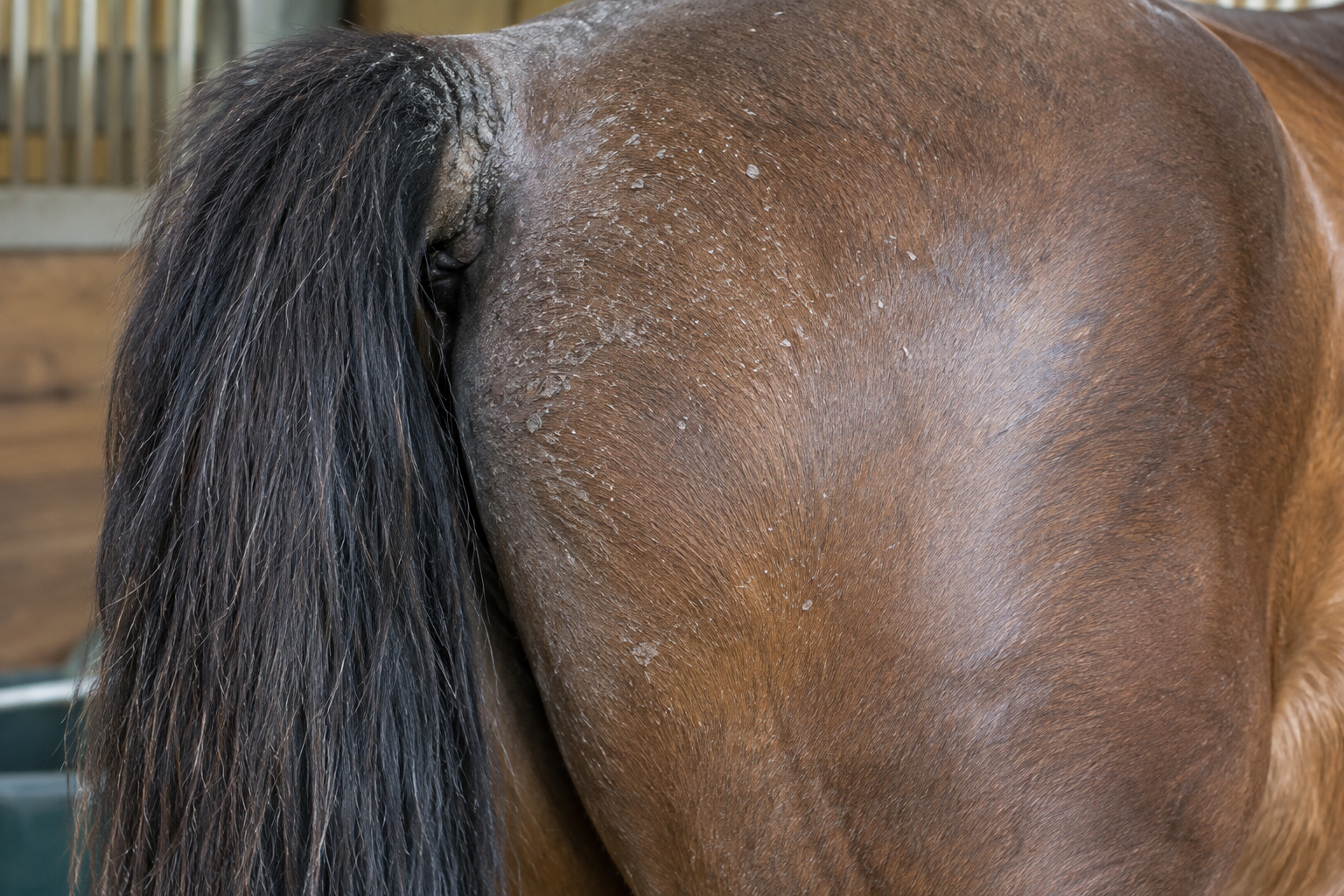 Flaky, Dry or Puffy Horse Skin. A Grooming Guide