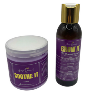 The Regrowth Ritual Pack- Natural Coat, Mane & Tail Care Duo | Soothe It + Grow It