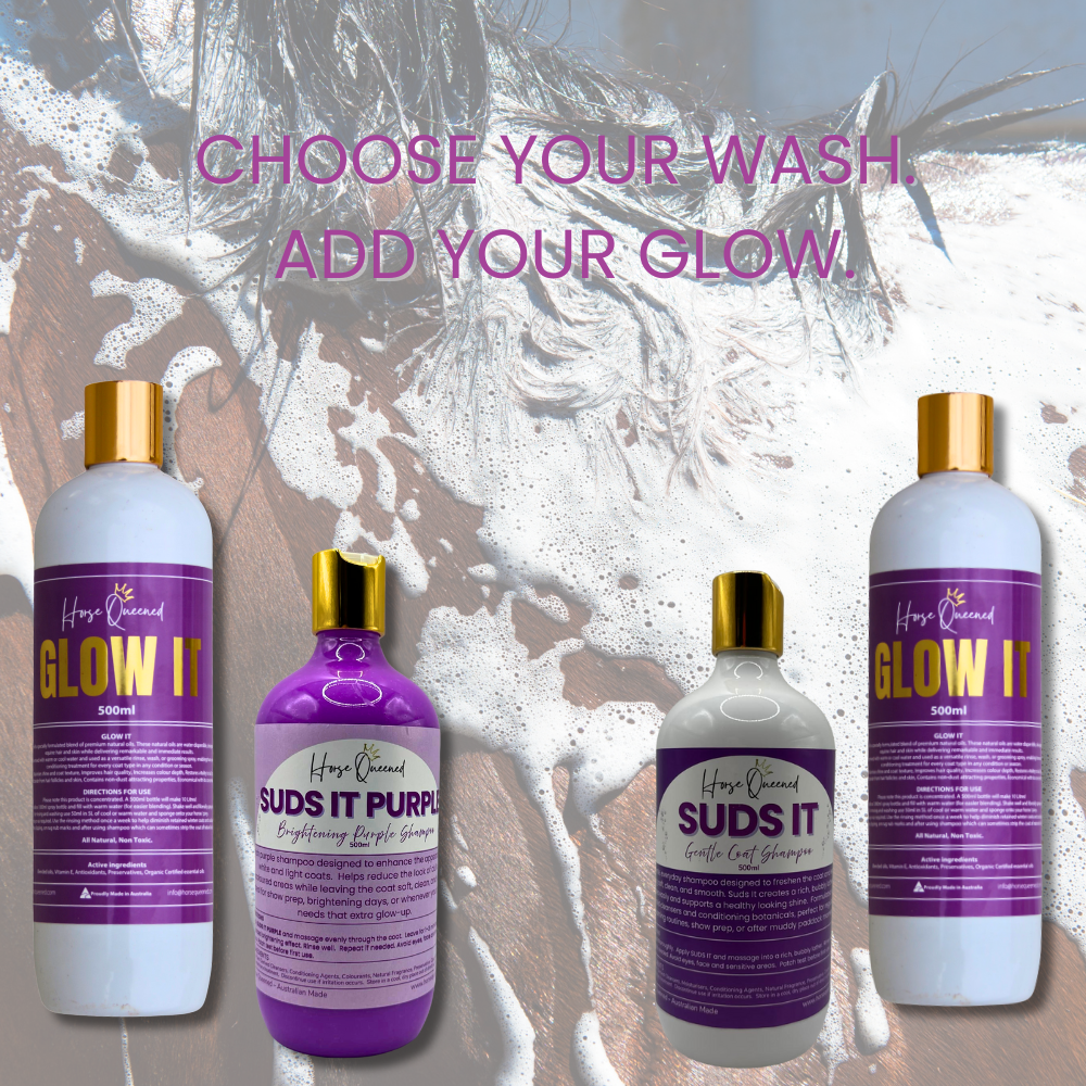 Wash + Glow Bundle | Horse Shampoo & Coat Shine Routine