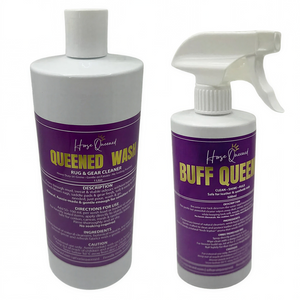 Queened Wash + Buff Queened | Rug & Tack Cleaner Duo