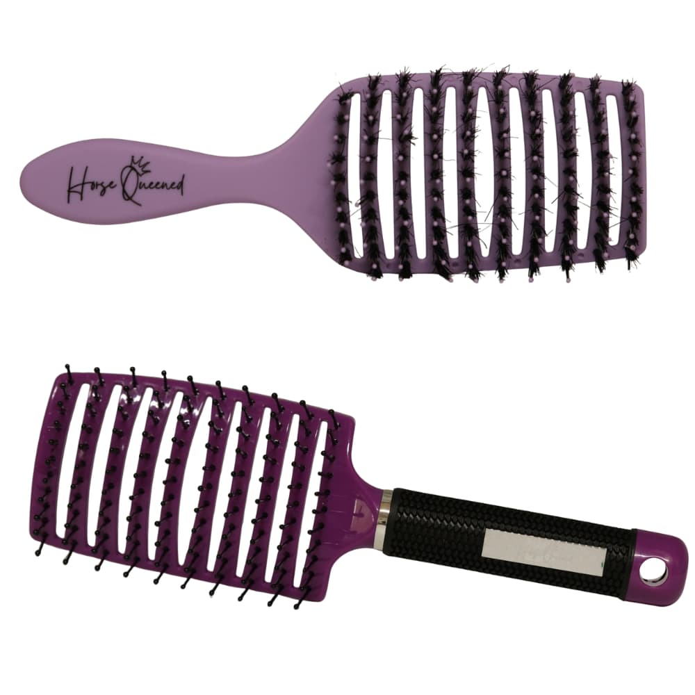 Tangle Tamer Brush – Horse Grooming Detangling Brush - Horse Queened