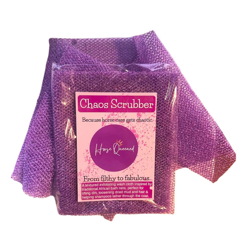 Chaos Scrubber – Textured Exfoliating Wash Cloth for Horses