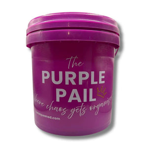 The Purple Pail- 12L Show Bucket