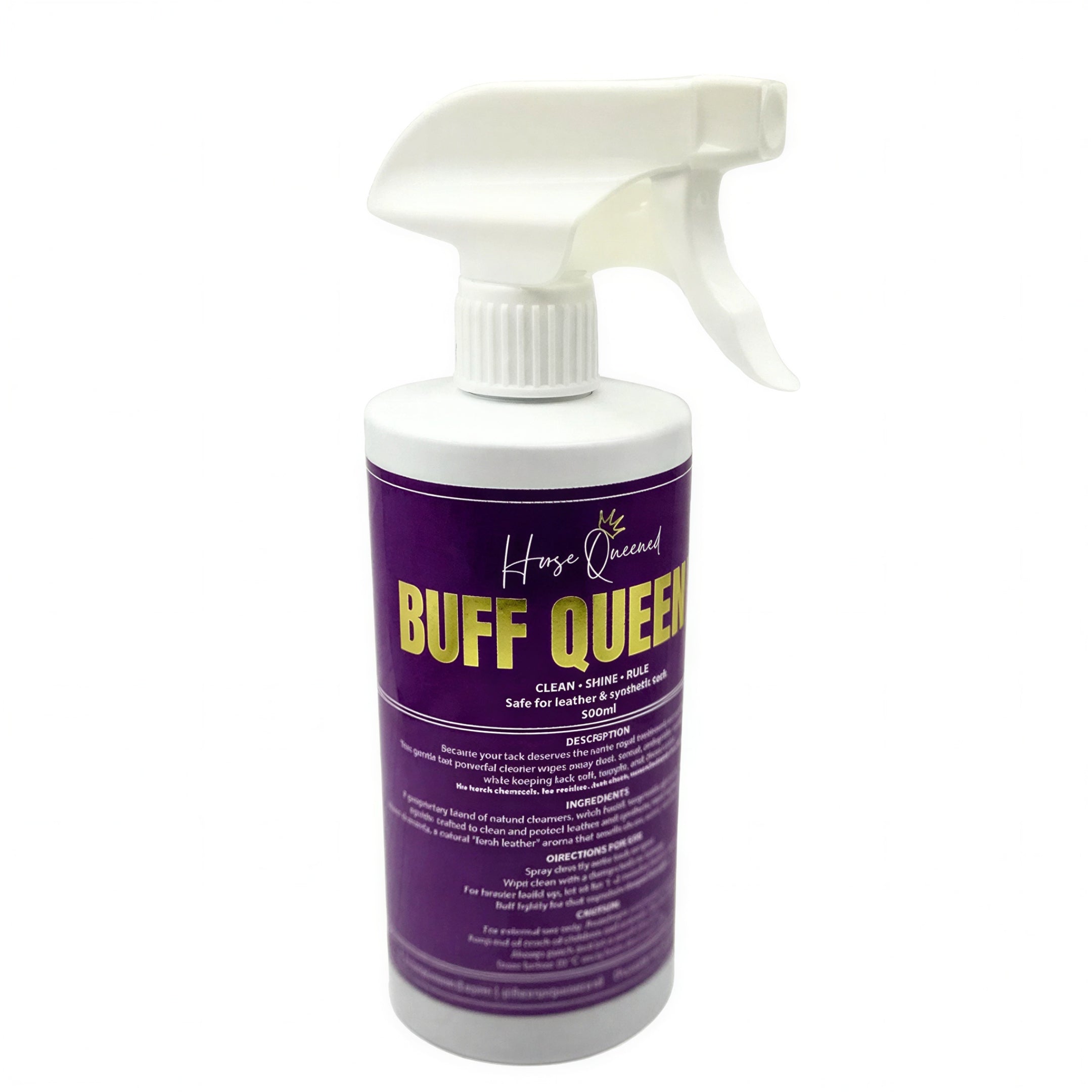 BUFF QUEENED – Leather & Tack Cleaner/Conditioner Spray