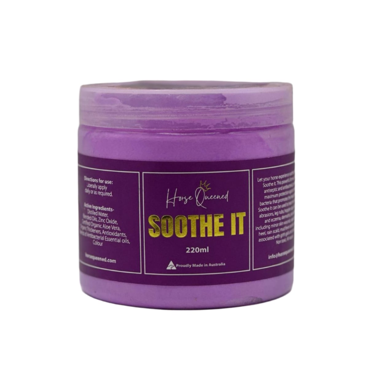 Soothe It –Purple Creamy Skin Conditioner for Horses