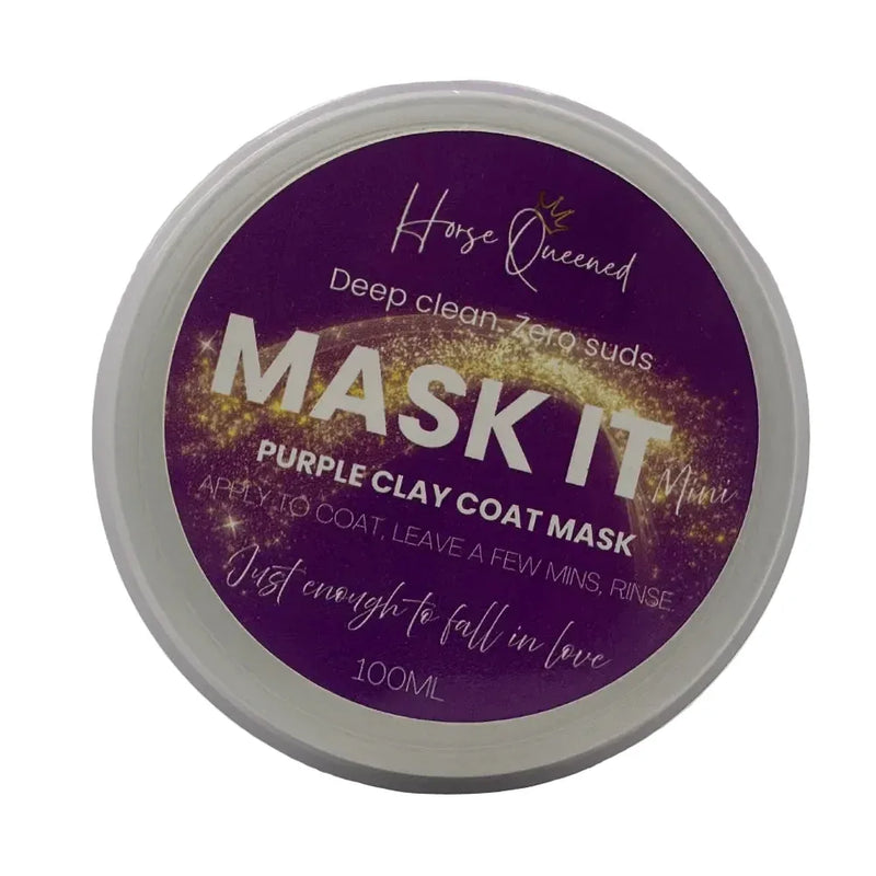 Mask It – Horse Grooming Purple Clay Mask Spa | Natural Coat Wash