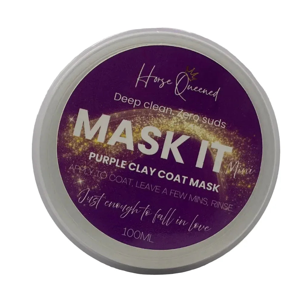 Mask It – Horse Grooming Purple Clay Mask Spa | Natural Coat Wash