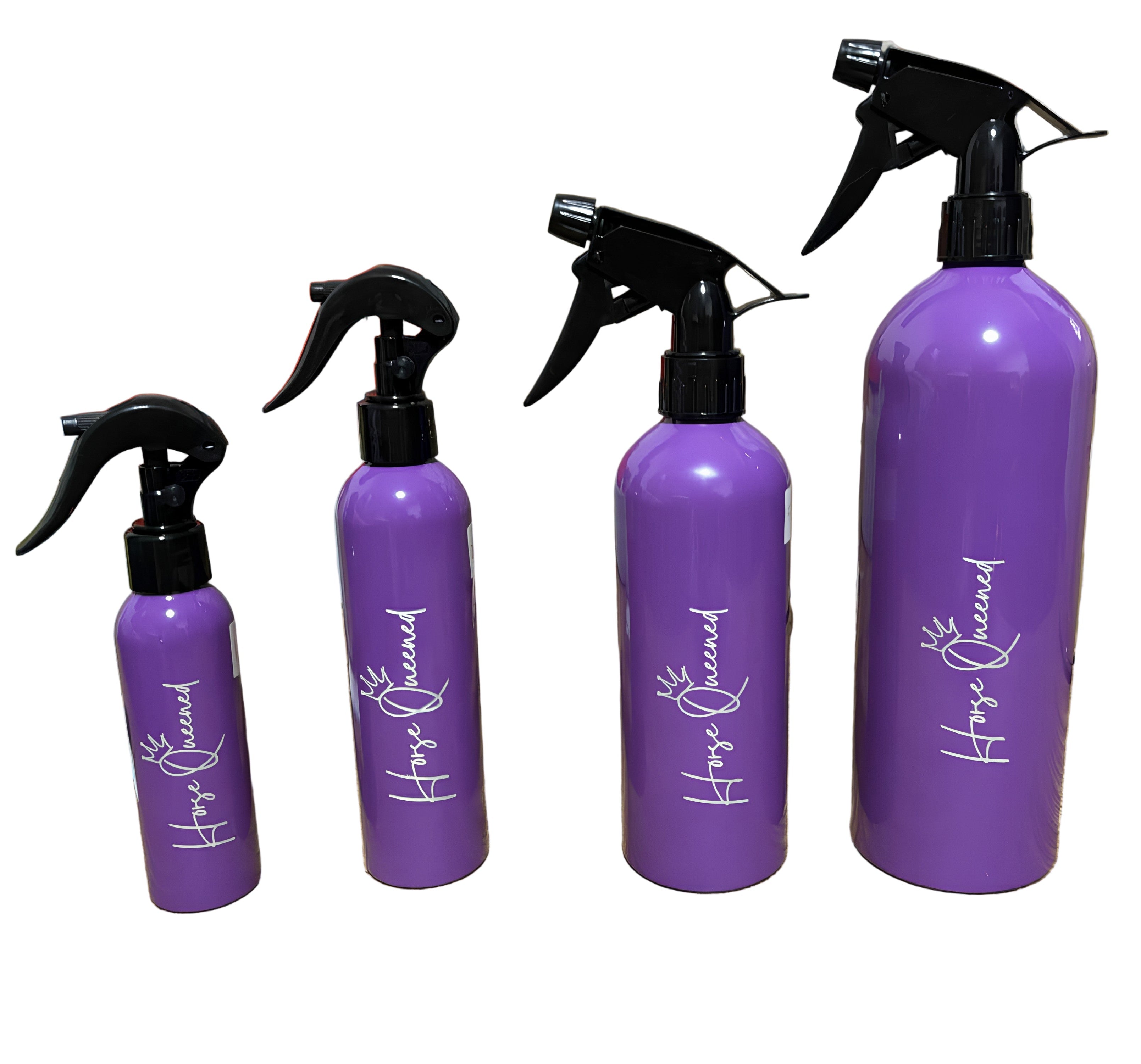 purple bottles designed to be used in the grooming kit for Glow It